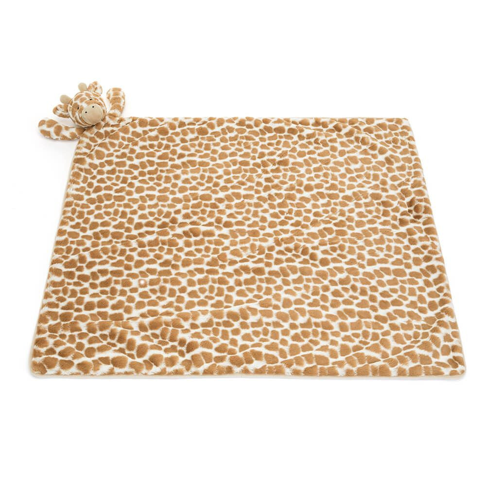 Bashful Giraffe Blankie - Soft Baby Comforter | Wobblepaws
