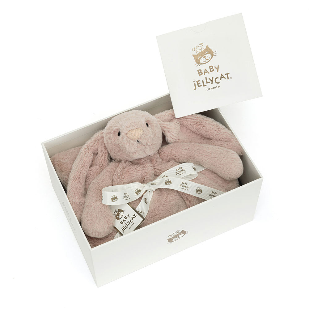 Bashful Luxe Bunny Blankie - Soft Baby Comforter | Wobblepaws