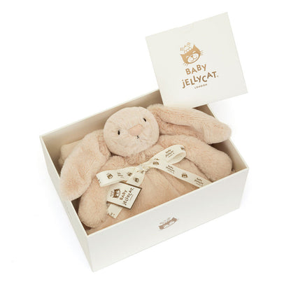 Bashful Luxe Bunny Blankie - Soft Baby Comforter | Wobblepaws