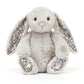 Blossom Silver Bunny Bloom - Soft Stuffed Rabbit | Wobblepaws