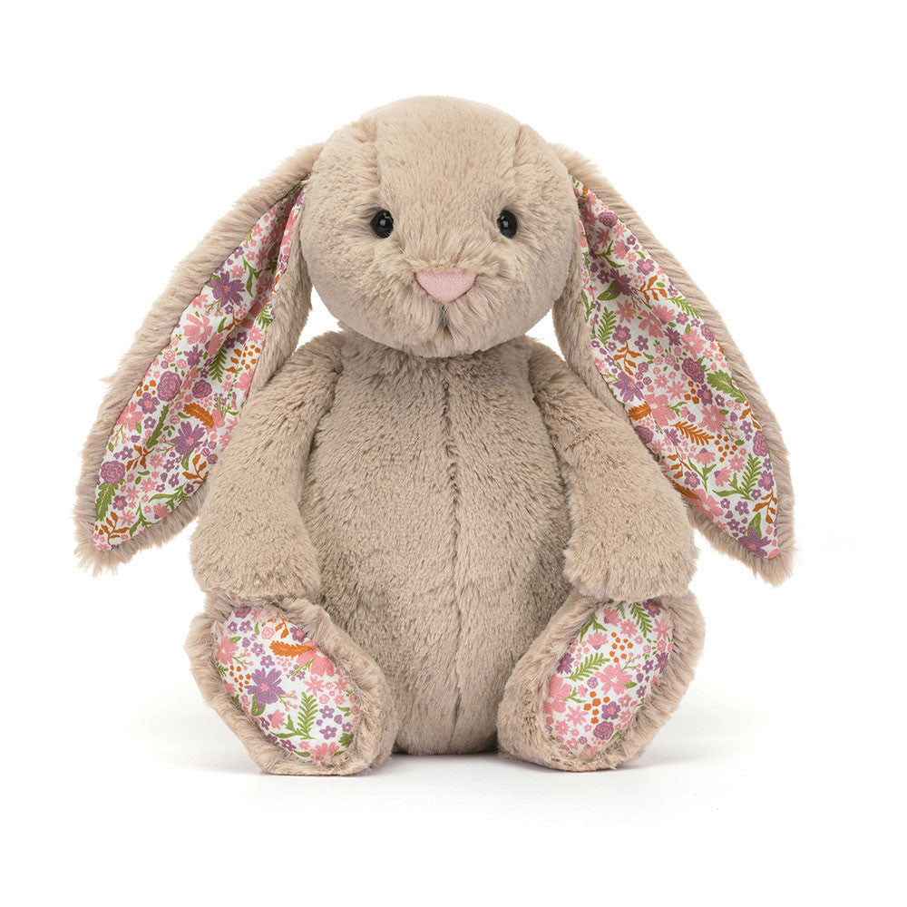Blossom Beige Bunny Petal - Soft Stuffed Rabbit | Wobblepaws