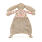 Blossom Beige Bunny Petal Comforter - Soft Baby Comforter | Wobblepaws