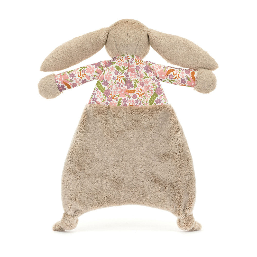 Blossom Beige Bunny Petal Comforter - Soft Baby Comforter | Wobblepaws