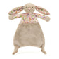 Blossom Beige Bunny Petal Comforter - Soft Baby Comforter | Wobblepaws
