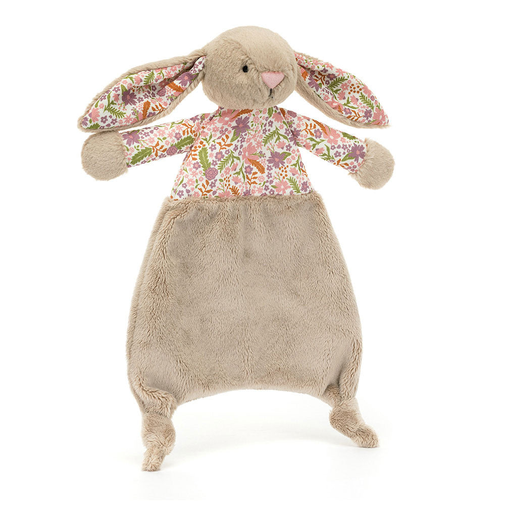 Blossom Beige Bunny Petal Comforter - Soft Baby Comforter | Wobblepaws
