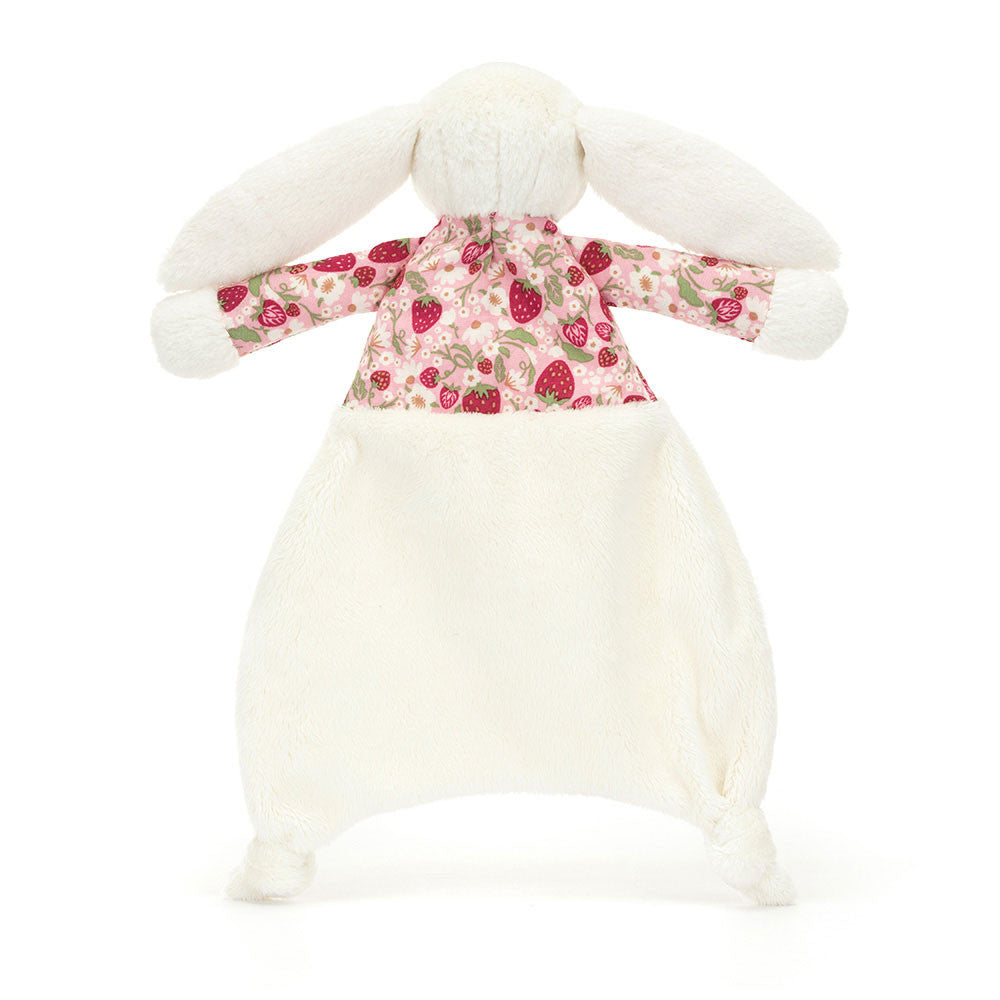 Blossom Cream Bunny Berry Comforter - Soft Baby Comforter | Wobblepaws