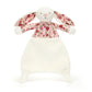 Blossom Cream Bunny Berry Comforter - Soft Baby Comforter | Wobblepaws