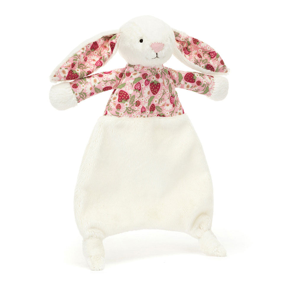 Blossom Cream Bunny Berry Comforter - Soft Baby Comforter | Wobblepaws