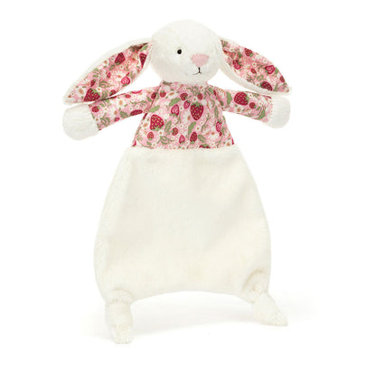 Blossom Cream Bunny Berry Comforter - Soft Baby Comforter | Wobblepaws