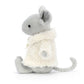 Comfy Coat Mouse - Soft Stuffed Animal | Wobblepaws