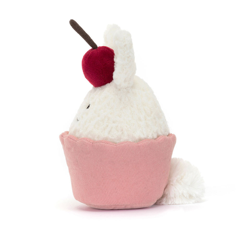 Dainty Dessert Bunny Cupcake - Soft Novelty Toy | Wobblepaws