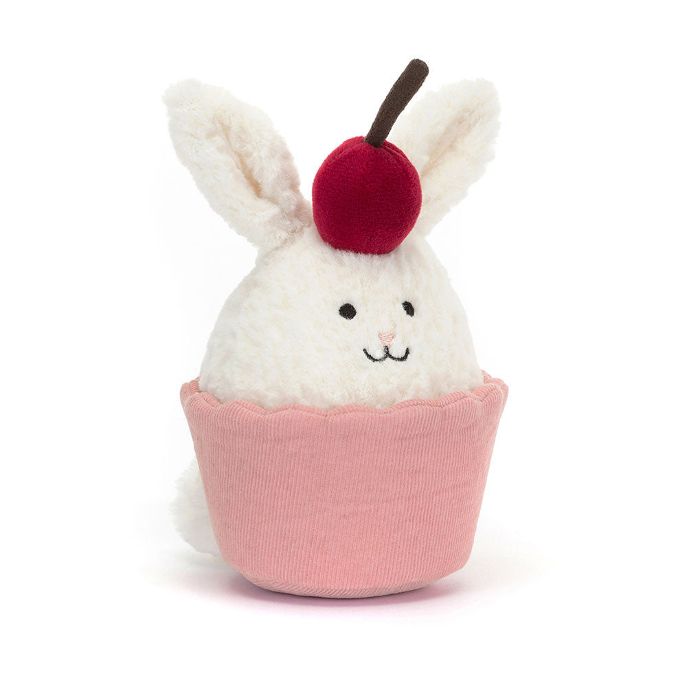 Dainty Dessert Bunny Cupcake - Soft Novelty Toy | Wobblepaws