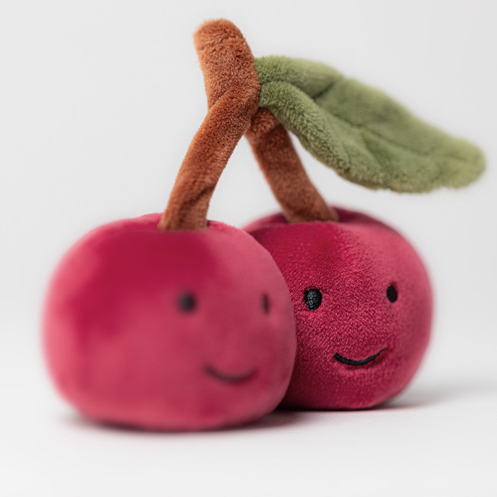 Fabulous Fruit Cherry - Soft Novelty Fruit Toy | Wobblepaws