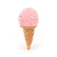Irresistible Ice Cream Strawberry - Soft Novelty Toy | Wobblepaws