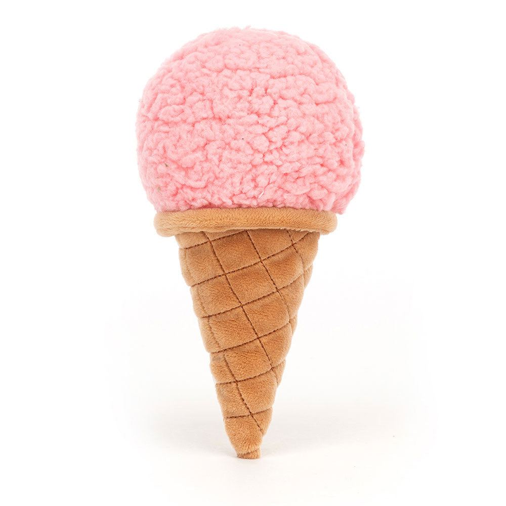 Irresistible Ice Cream Strawberry - Soft Novelty Toy | Wobblepaws