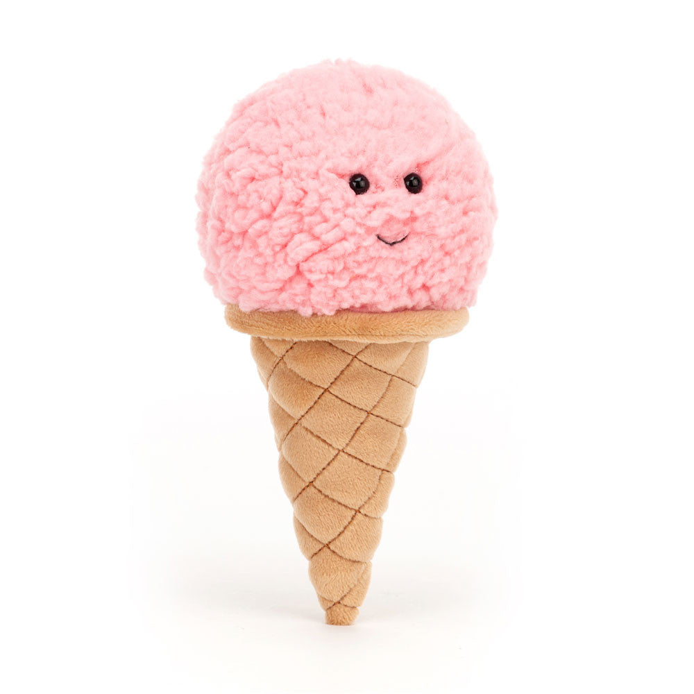 Irresistible Ice Cream Strawberry - Soft Novelty Toy | Wobblepaws