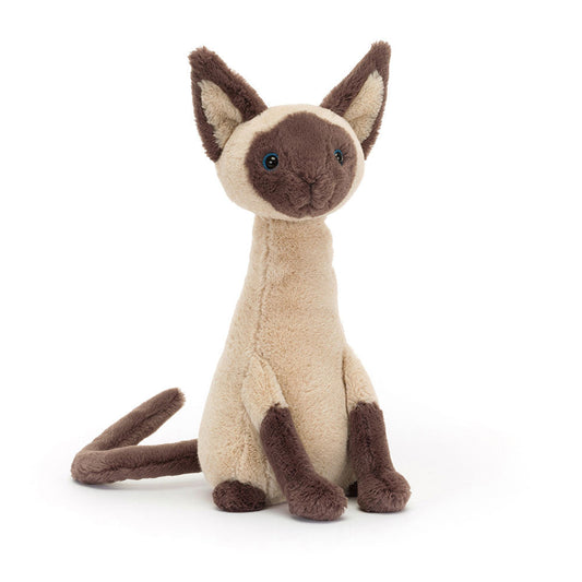 Iris Siamese Cat - Soft Stuffed Cat | Wobblepaws