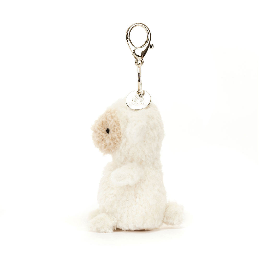 Little Lamb Bag Charm - Soft Plush Keychain | Wobblepaws