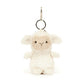 Little Lamb Bag Charm - Soft Plush Keychain | Wobblepaws