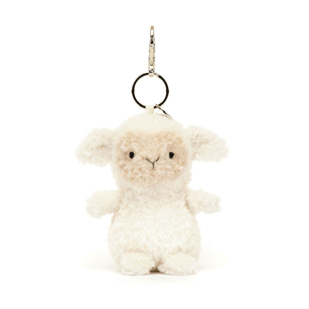 Little Lamb Bag Charm - Soft Plush Keychain | Wobblepaws