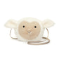 Little Lamb Bag - Soft Plush Novelty Bag | Wobblepaws