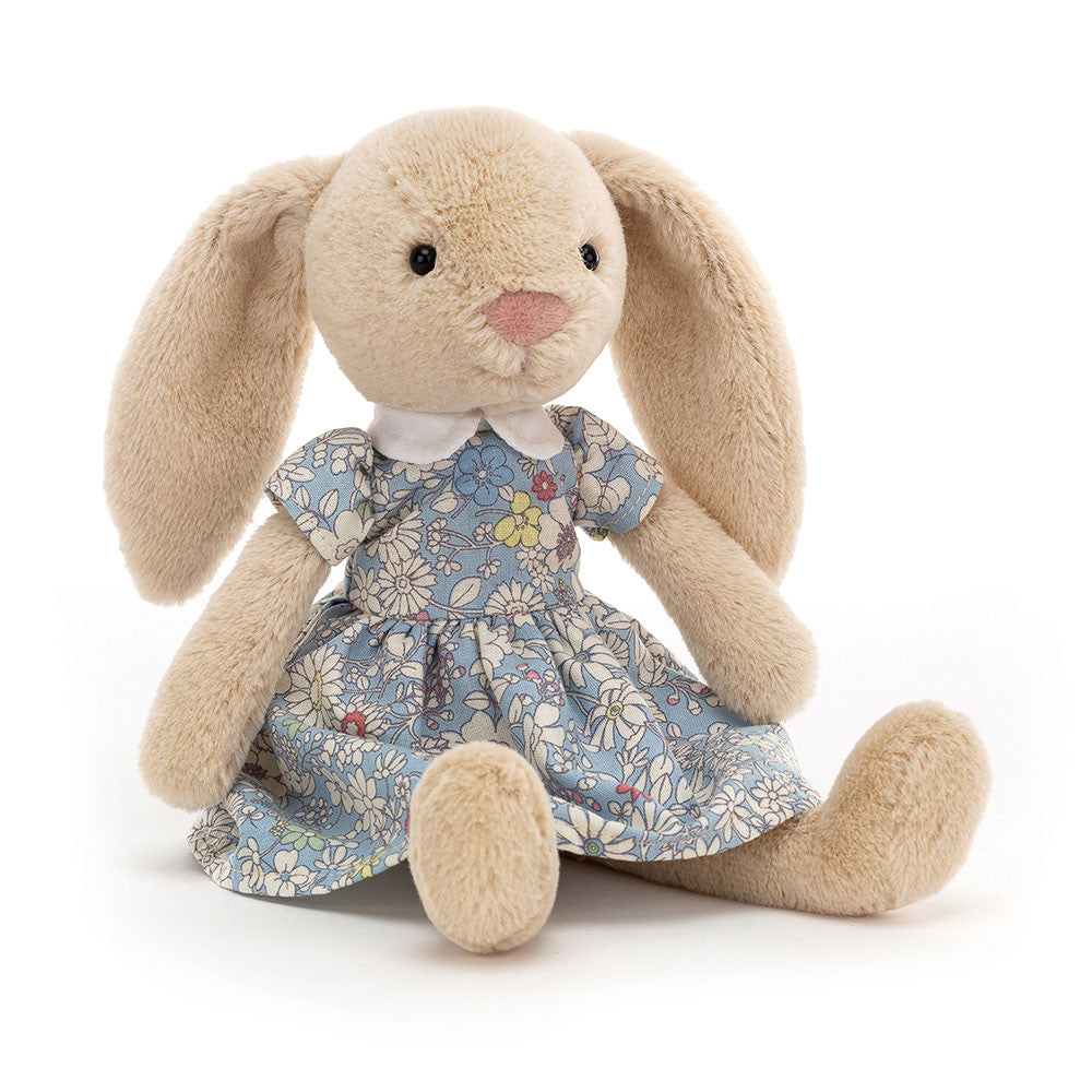 Lottie Bunny Floral - Soft Stuffed Rabbit | Wobblepaws