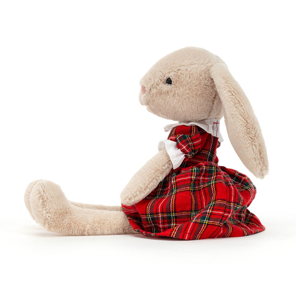 Lottie Bunny Tartan - Soft Festive Toy | Wobblepaws
