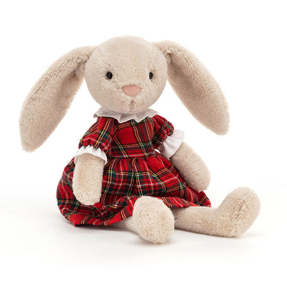 Lottie Bunny Tartan - Soft Festive Toy | Wobblepaws