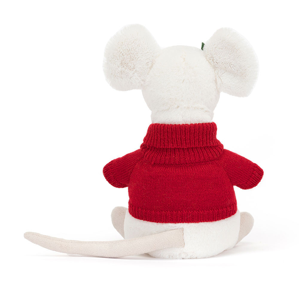 Merry Mouse Jumper - Soft Festive Toy | Wobblepaws