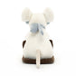 Merry Mouse Sleighing - Soft Festive Toy | Wobblepaws