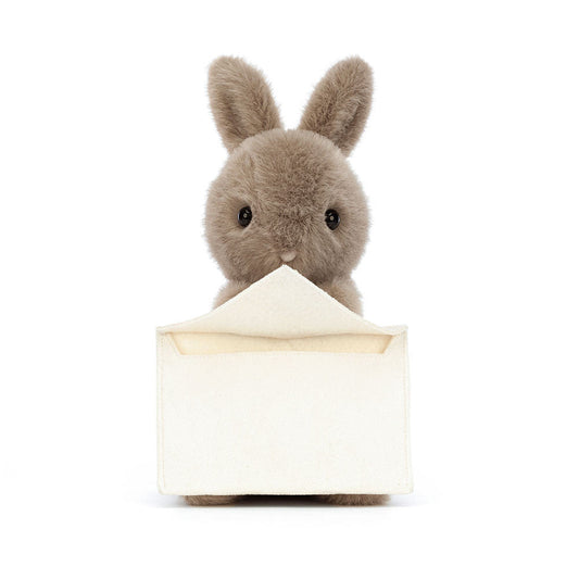 Messenger Bunny - Soft Novelty Toy | Wobblepaws