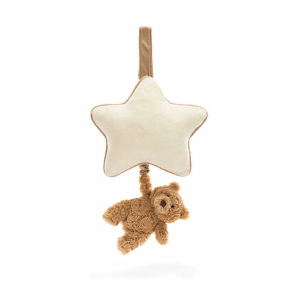Bartholomew Bear Musical Pull - Soft Novelty Toy | Wobblepaws