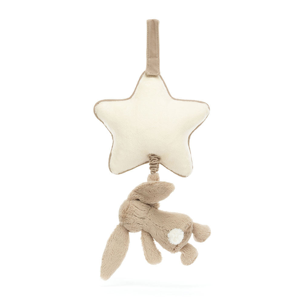 Bashful Bunny Musical Pull - Soft Novelty Toy | Wobblepaws