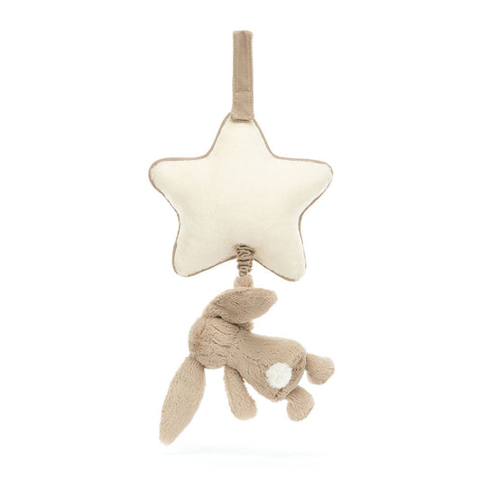 Bashful Bunny Musical Pull - Soft Novelty Toy | Wobblepaws