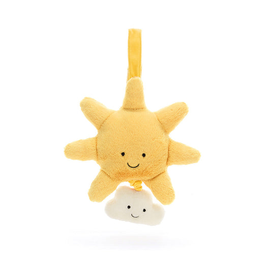 Amuseables Sun Musical Pull - Soft Novelty Toy | Wobblepaws