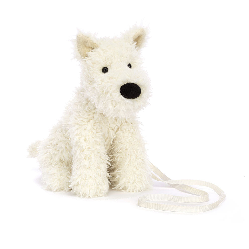 Munro Scottie Dog Bag - Soft Plush Novelty Bag | Wobblepaws
