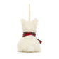Munro Scottie Dog Decoration - Soft Festive Toy | Wobblepaws