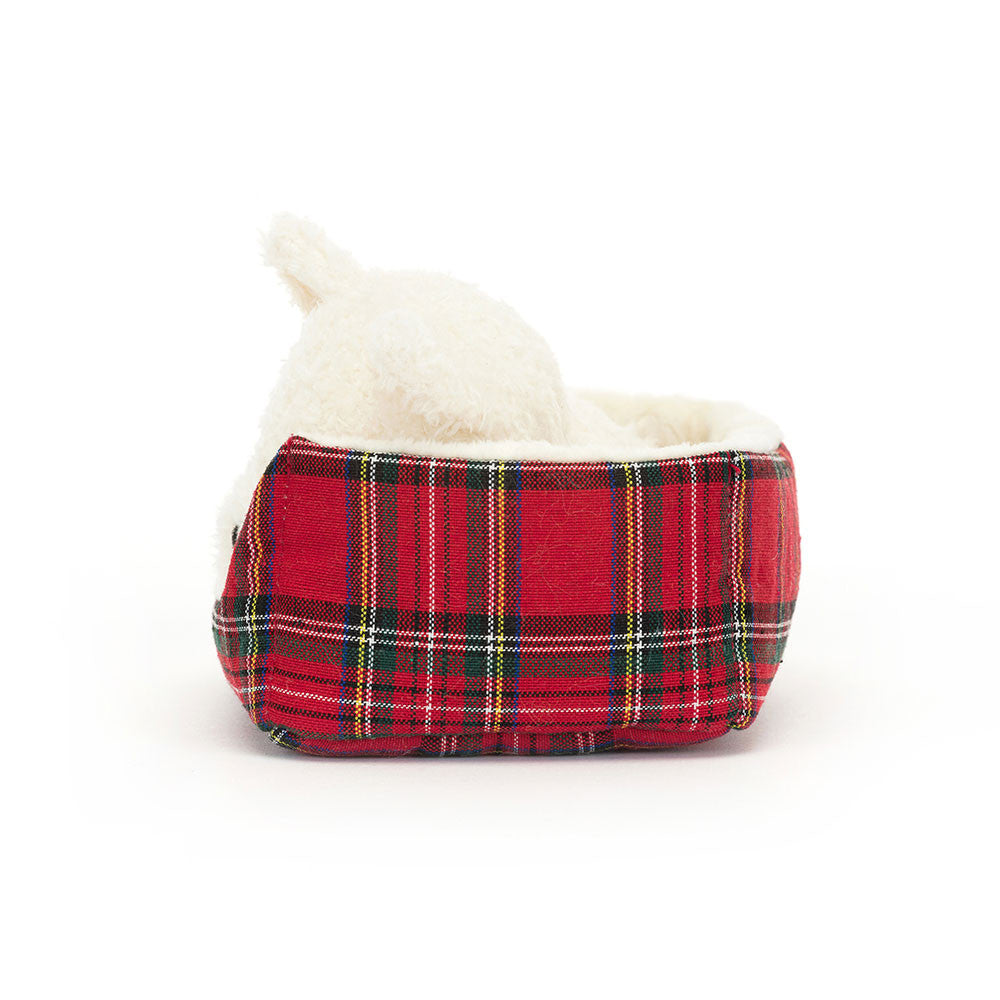 Napping Nipper Westie - Soft Stuffed Dog | Wobblepaws