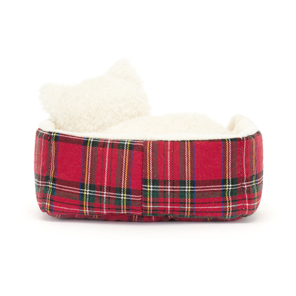 Napping Nipper Westie - Soft Stuffed Dog | Wobblepaws