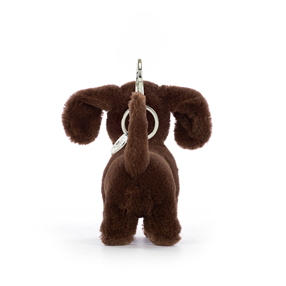 Otto Sausage Dog Bag Charm - Soft Plush Keychain | Wobblepaws