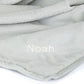 Personalized Bashful Silver Bunny Blankie
