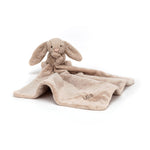 Personalise Bashful Beige Bunny Soother - Soft Baby Comforter | Wobblepaws