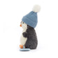 Peanut Penguin Snowboarding - Soft Novelty Toy | Wobblepaws