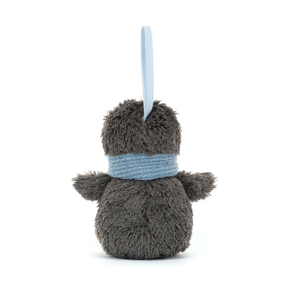 Peanut Penguin Decoration - Soft Festive Toy | Wobblepaws