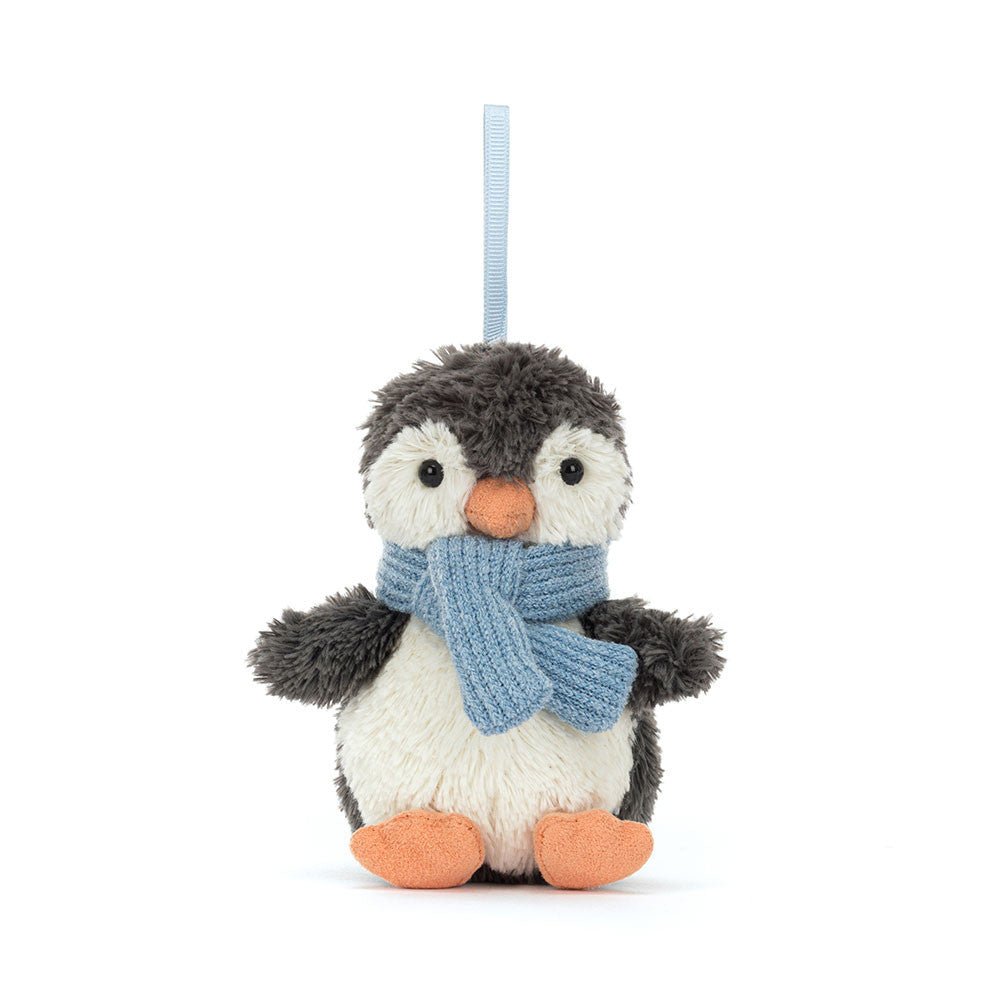 Peanut Penguin Decoration - Soft Festive Toy | Wobblepaws