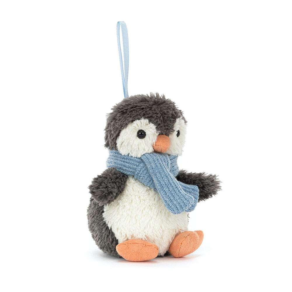 Peanut Penguin Decoration - Soft Festive Toy | Wobblepaws