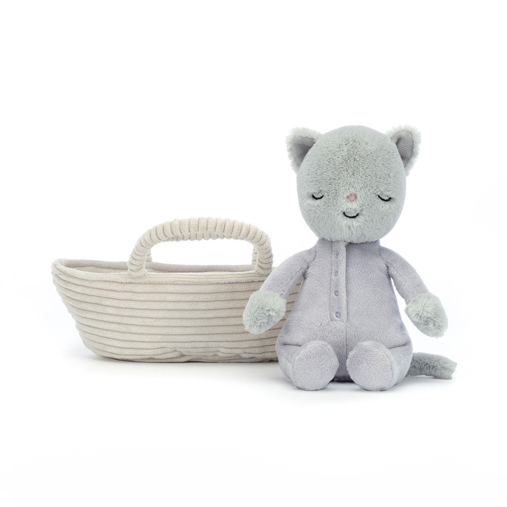 Rock-A-Bye Kitten - Soft Stuffed Cat | Wobblepaws