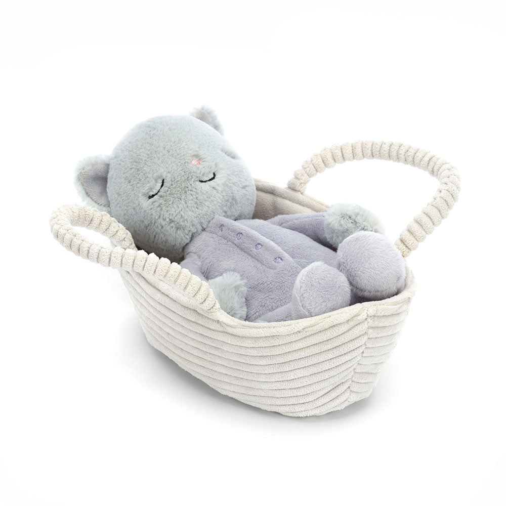 Rock-A-Bye Kitten - Soft Stuffed Cat | Wobblepaws
