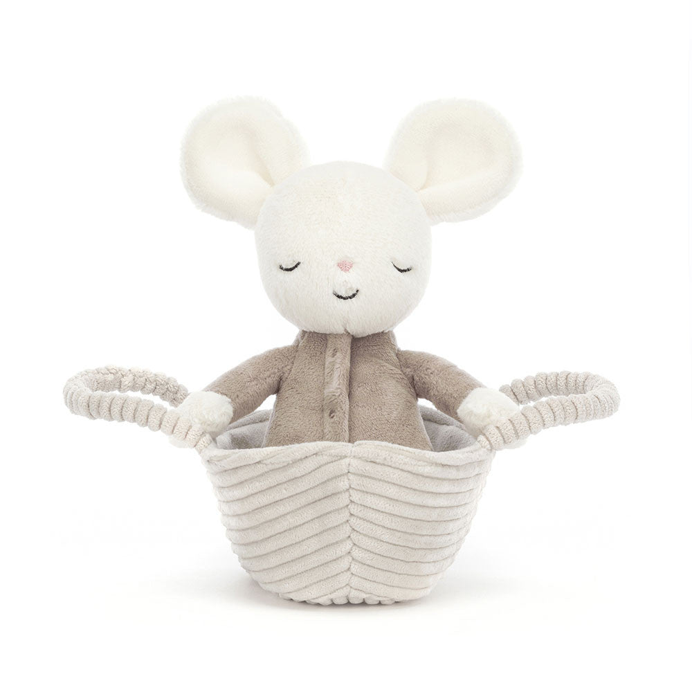 Rock-A-Bye Mouse - Soft Stuffed Animal | Wobblepaws