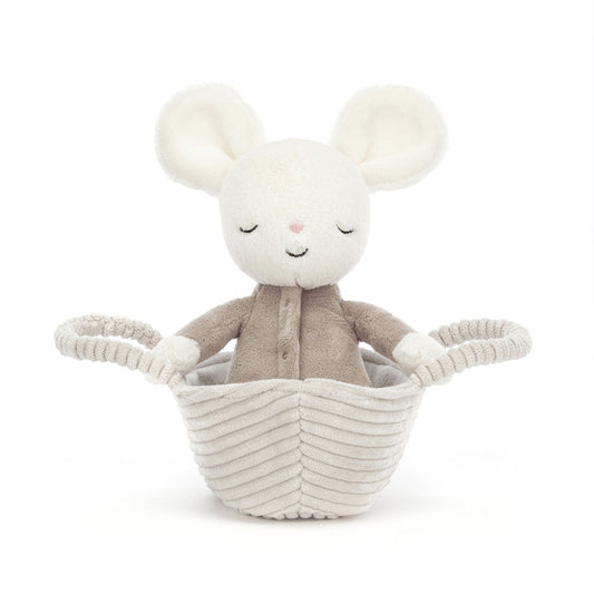 Rock-A-Bye Mouse - Soft Stuffed Animal | Wobblepaws